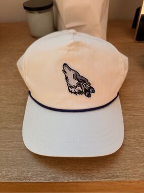Greyson Clothiers White rope hat howling wolf